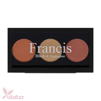 رژگونه همراه با هایلایتر فرانسیس شماره FRANCIS 1