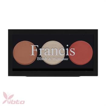 رژگونه همراه با هایلایتر فرانسیس شماره FRANCIS 3