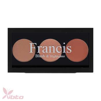 رژگونه همراه با هایلایتر فرانسیس شماره FRANCIS 6