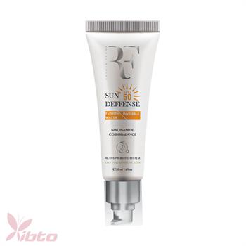 کرم ضد آفتاب پوست چرب بدون رنگ آر اف RF SUN DEFENSE INVISIBLE OIL SKIN