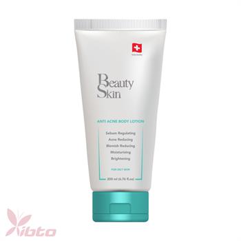 کرم لوسیون بدن ضد آکنه و روشن کننده بیوتی اسکین  BEAUTY SKIN 200ML